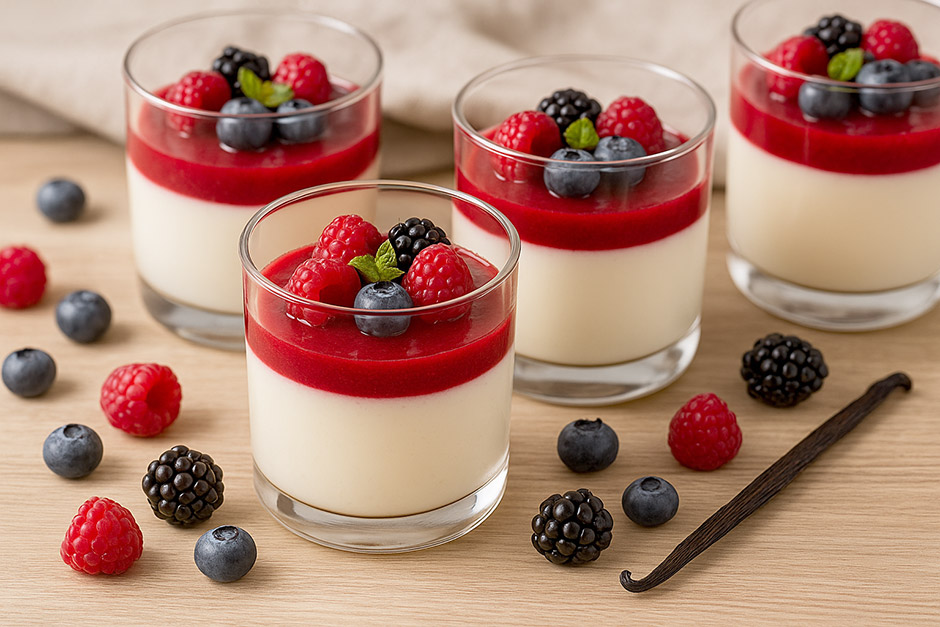 recette panna cotta au lait