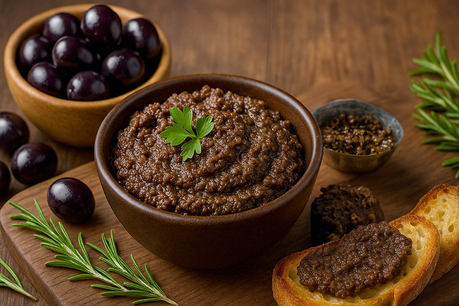 recette tapenade huile d'olive